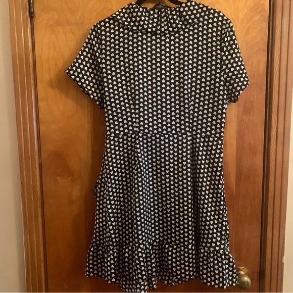 Wrap dress with heart print - Picture 2 of 3